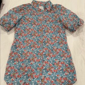 Tuckernuck puff sleeve mini dress